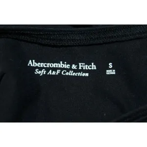 Womens Abercrombie & Fitch Soft AF Collection Black Cutout Bodysuit Top Size S thumbnail 3