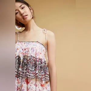 Anthropologie Samsa Embroidered Sundress by Antik Batik thumbnail 7
