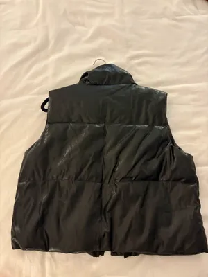 Leather puffer Black Size M thumbnail 2