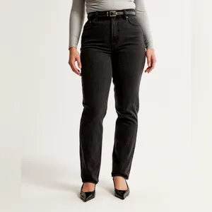 Abercrombie 90s Straight Jean Curve Love Ultra High Rise Jean Size 25 (0 Reg) thumbnail 2