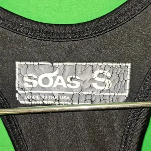 SOAS Womens Triathlon Cycling Tank Top Jersey Small‎ Black thumbnail 3