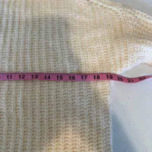 Abercrombie & Fitch Womens Colorblock Turtleneck Sweater Cream‎ Beige SmallNWT thumbnail 9