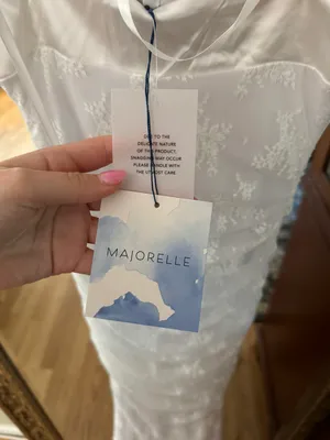 Majorelle White Lace Gown Xxs thumbnail 9