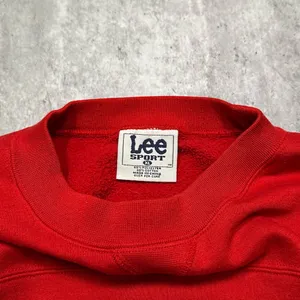 Vintage Lee Sport Embroidered Ohio State Buckeyes Red Crewneck Sweatshirt thumbnail 3