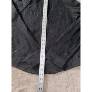 Lululemon Women's Scuba Full Zip Hoodie Fleece Sweatshirt Jacket Black Size 6 thumbnail 6