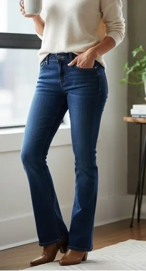 Cache Vintage Flare Denim Jeans‎ thumbnail 1