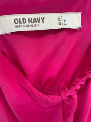 Old Navy Hot Pink Orange Maxi Dress Colorblock L halter style beach vacation thumbnail 5
