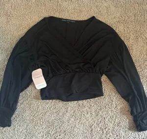 HYFVE Dress Up Black Long Sleeve Gameday Top thumbnail 1