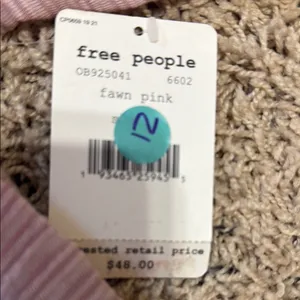 Free People Lavender Off-Shoulder Top‎ size small NWT boho cottagecore purple thumbnail 3