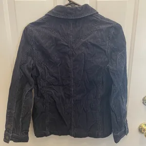 Eddie Bauer Blue Corduroy Chore Jacket Womens Small Pockets‎ Cottage Outdoor thumbnail 4
