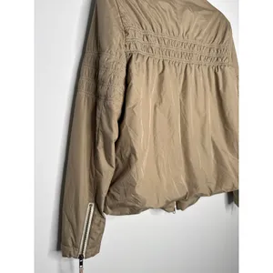 Free People Smocked Bomber Jacket with Floral Lining – Size Small thumbnail 9