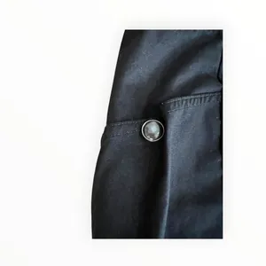 CO Black High Waist Patch Pocket Cotton Crop Pants Trousers Size 2 thumbnail 5