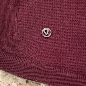 Lululemon Sit In Lotus Sweater - Garnet 100% Merino Luxe Yoga Pilates Old Money thumbnail 9
