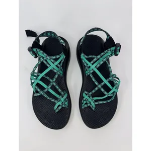 Chaco ZX/3 Womens Sandals Green Dual Adjustable Strap Classic Sport Outdoor US 8 thumbnail 2