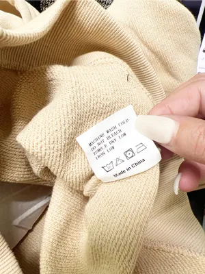 LVLS Levels Embossed Cropped Hoodie in Nude thumbnail 12