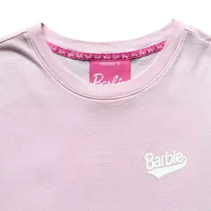🔃Barbie Logo Pink Short Sleeve Tee Shirt thumbnail 4