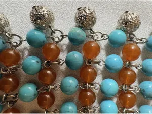 Vintage Jewelry set-3 Necklace Bracelet Earrings Boho thumbnail 2