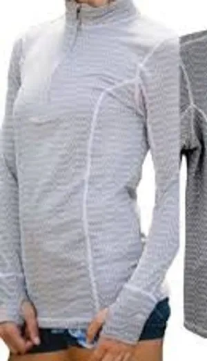 Albion Grey Zig Zag 1/4 Zip Pullover Sz. XS thumbnail 1