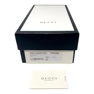 Gucci Princetown Black Leather Horsebit Mules Loafers 39.5 thumbnail 12