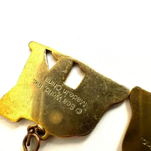 Sea World polar bear earrings Gold thumbnail 6