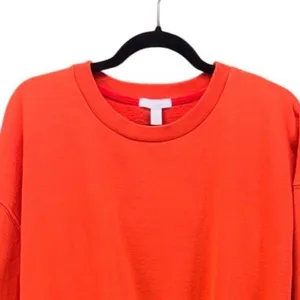 Beyond Yoga Cropped Sweater Large Orange Fall Pumpkin Workout Autumn USA Gym thumbnail 3