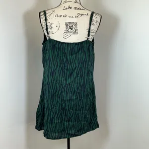 Nasty Gal Green Zebra Print Cowl Neck Slip Dress UK 16 US 12 Holiday Dress‎ thumbnail 5