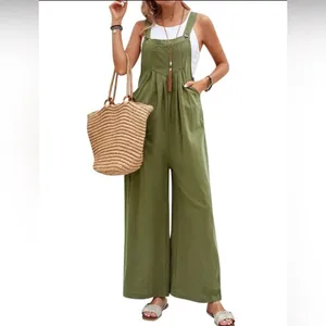 Olive Green Women's Jumpsuit Size 8 thumbnail 2
