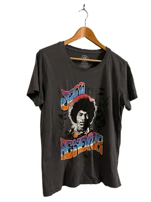 Jimi Hendrix Women’s Crewneck Distressed T-Shirt Small NWT thumbnail 2