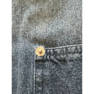 Denim & Co Women Medium Short Sleeve Zip Embroidered‎ Floral Grannycore Boho thumbnail 10