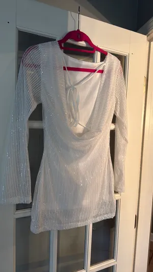 Amazon White dress thumbnail 4