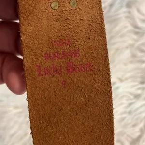 Lucky Brand Brown and Purple Embroidered Belt size S (30) excellent condition thumbnail 5