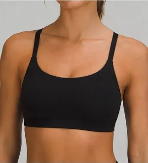 Lululemon Black Sports Bra Size 6 Adjustable Strap Yoga Activewear thumbnail 1