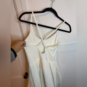 Offline by Aerie White Pleated Active Dress thumbnail 7