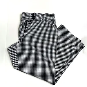 Ann Taylor LOFT Blck and White Gingham Checkered Marisa Cropped Pants thumbnail 6