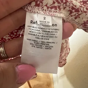 Reformation Presley Mini Dress Crimson Red Ditsy Floral Tie Strap NEW WOMENS 2 thumbnail 5
