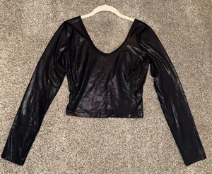 Lululemon Align Long Sleeve Shine Radiate Foil Crop Top thumbnail 1