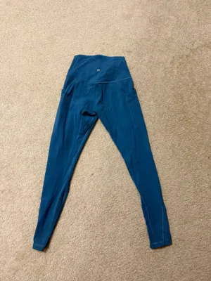 Blue Lululemon Leggings With Pockets thumbnail 3