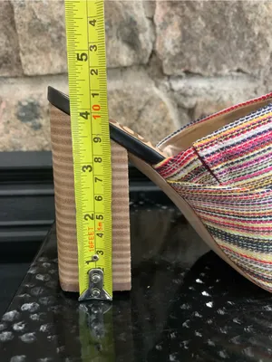 Sam Edelman Yumi Multi Stripe Bow Open Toe Heeled Mules Women's 7.5 M E9919F2900 thumbnail 7