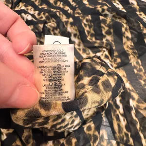 Calvin Klein Infinity Scarf‎ Leopard Print Black Gold Cheetah Zebra Stripes thumbnail 5