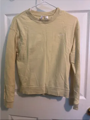 H&M Pale Yellow Crewneck Sweater thumbnail 1