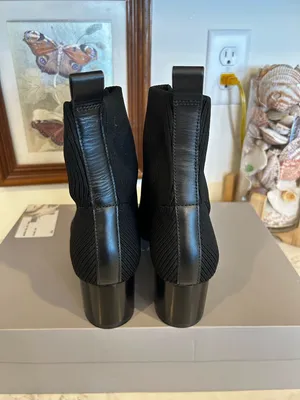 NWT Everlane The Glove Boot in ReKnit Black Heeled Bootie Size 9.5‎ thumbnail 4