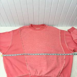 BDG Women's Pink Crew Neck‎ Sweatshirt size L thumbnail 7