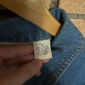 Vintage Rhythm Blue Denim Vest With Painted Horse Design Y2K Western Size Medium thumbnail 3