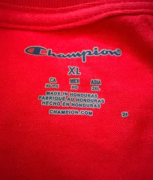 NWT Champion NCAA Ohio State Buckeyes 2024 National Champions Men's XL $40 MSRP thumbnail 5