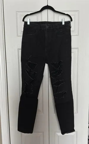 American Eagle Curvy Super High-Rise Jeggings Crop thumbnail 1