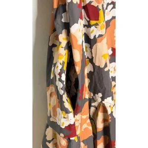 Entro Floral Mini Dress Sz M Puff Sleeve Babydoll Whimsical Boho Cottagecore thumbnail 7