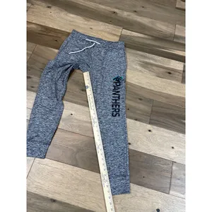 NFL Team Apparel Panthers Gray Athletic Sweatpants Womens Size M thumbnail 7