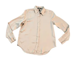 Lauren Ralph Lauren‎ Women’s Button Up Top Medium Satin thumbnail 1