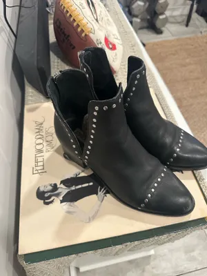 Steve Madden Booties Black Leather thumbnail 2