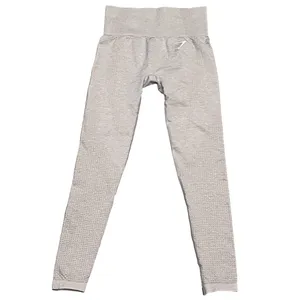 Gymshark Women’s Gray Vital Seamless crop Leggings Tights Pants thumbnail 3